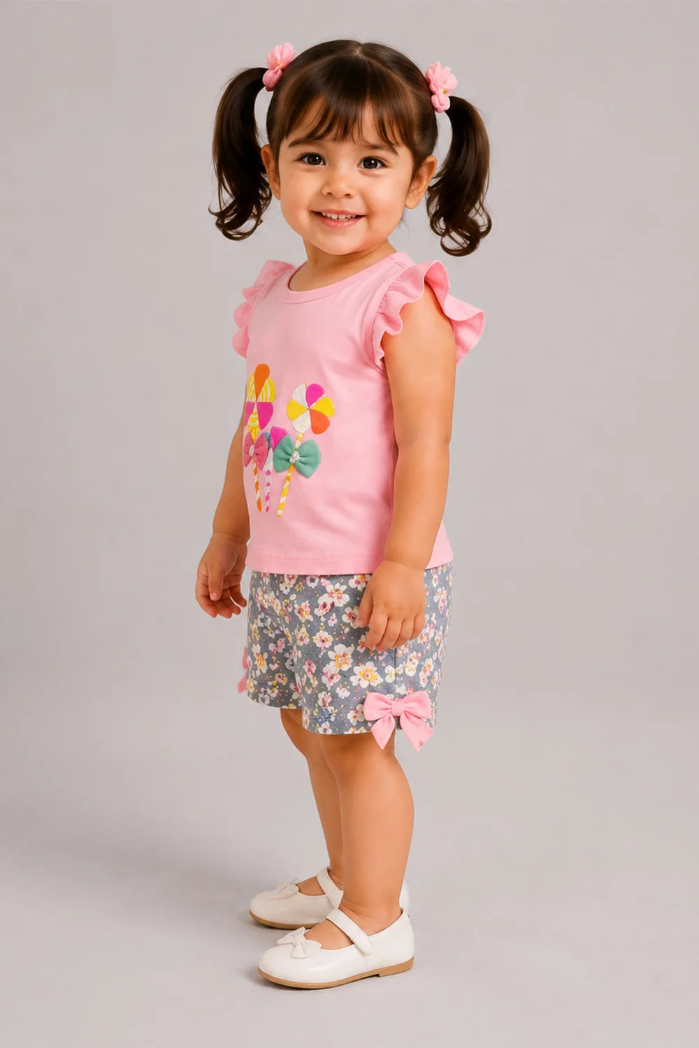 Girls Pink Candy Print Play Set