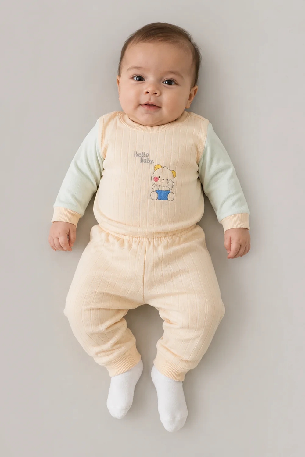 Baby Bear Ribbed Co-Ord Set