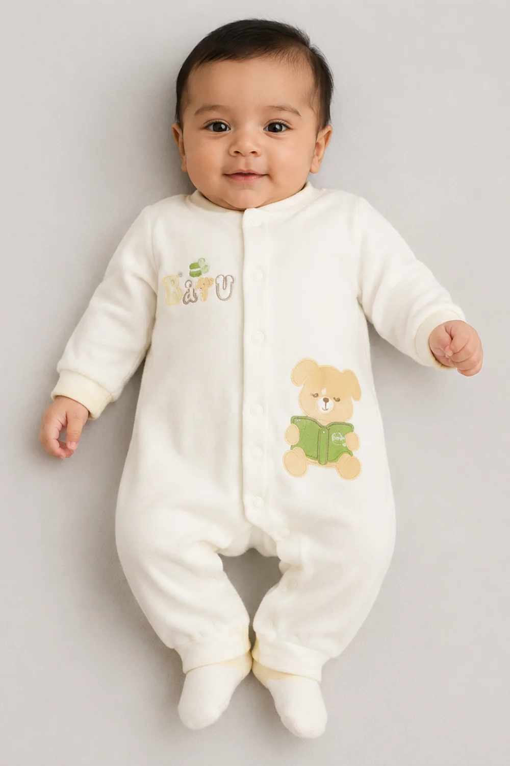 Baby Cotton Full-Sleeve Romper
