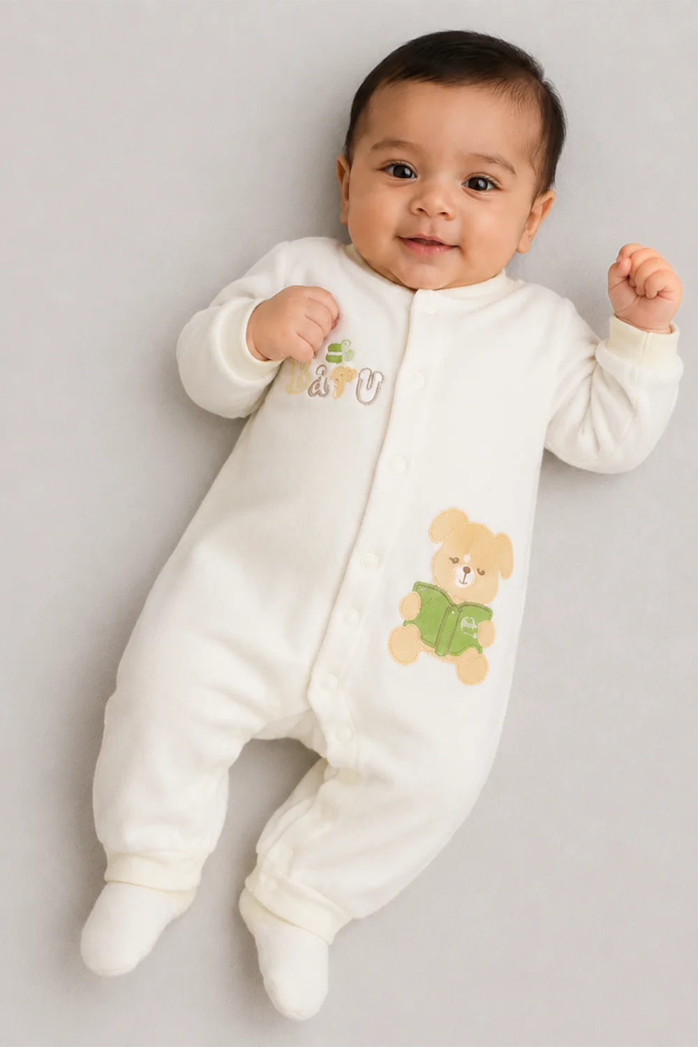 Baby Cotton Full-Sleeve Romper