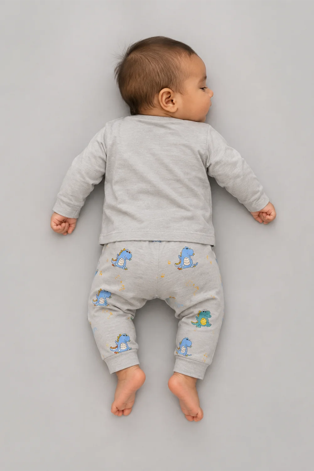 Boys Dino Print Cotton 2-Piece Set